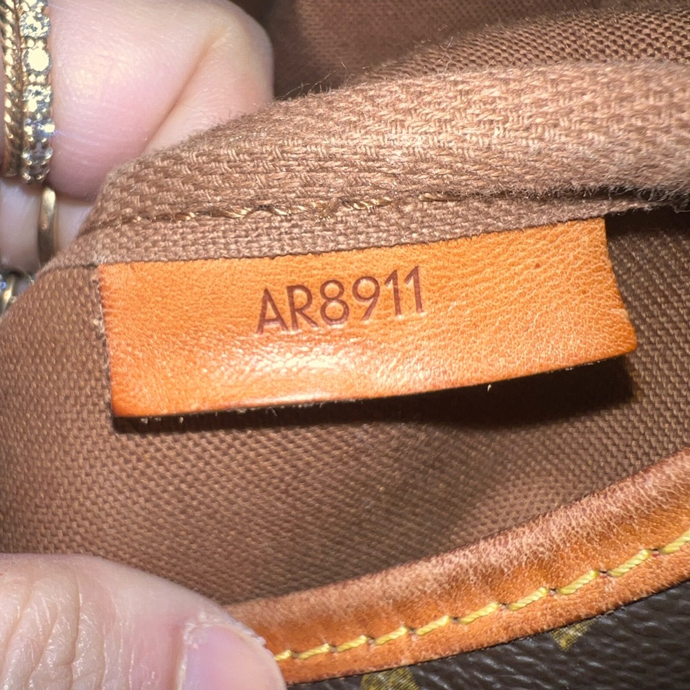 Louis Vuitton Brown Monogram Crossbody Bag - Picture 9 of 10